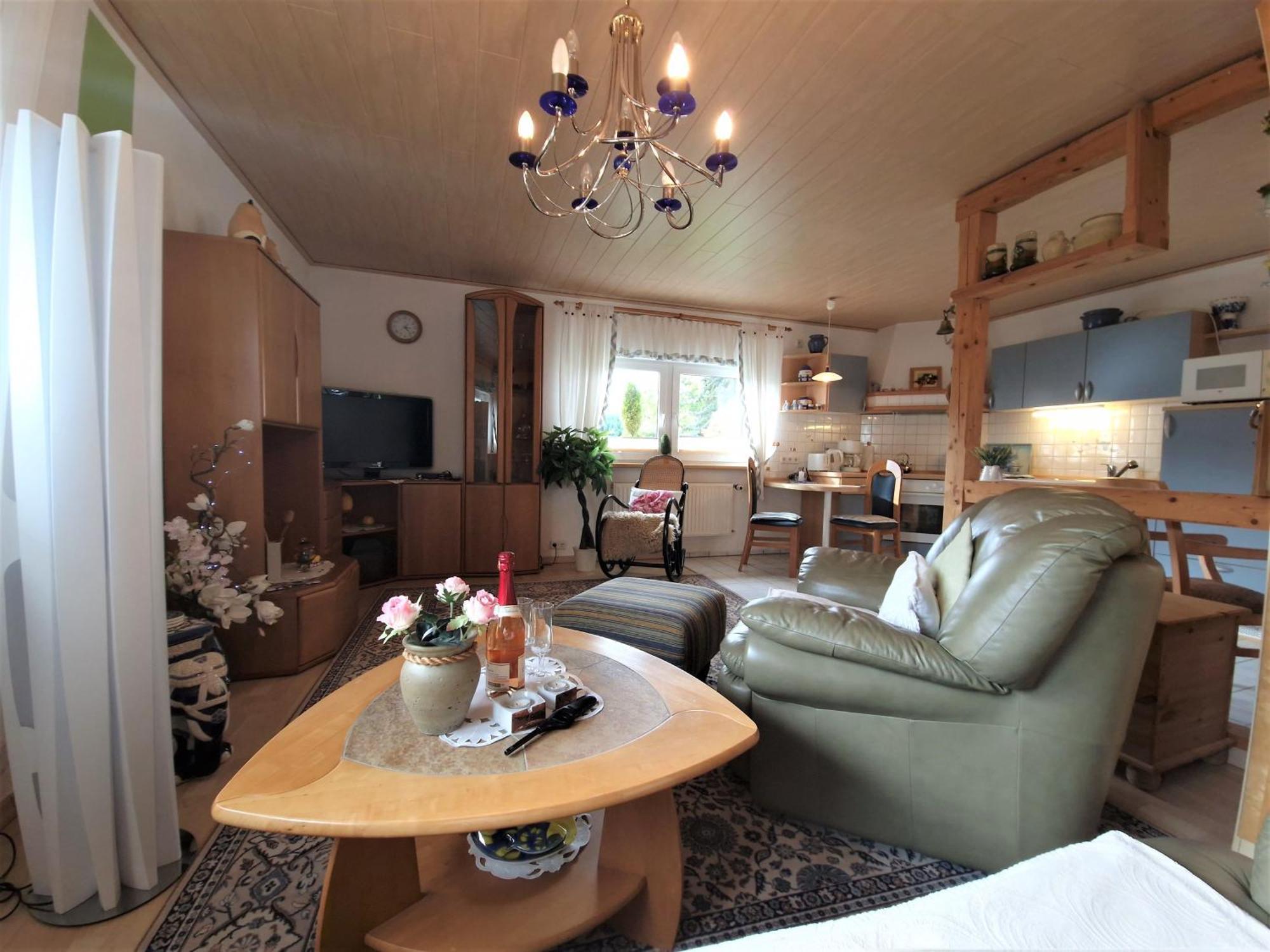 ゼーバート・ヘリングスドルフAhlbeck, Ferienobjekt Apfel-Blume-Veilchenアパートメント 部屋 写真
